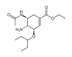 4-N-Desacetyl-5-N-acetyl Oseltamivir结构式