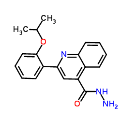 2-(2-Isopropoxyphenyl)-4-quinolinecarbohydrazide structure