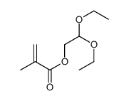 2,2-diethoxyethyl 2-methylprop-2-enoate Structure