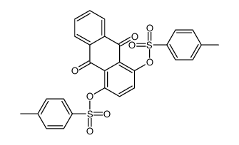 [4-(4-methylphenyl)sulfonyloxy-9,10-dioxoanthracen-1-yl] 4-methylbenzenesulfonate结构式