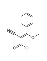 methyl 2-cyano-3-methoxy-3-(4-methylphenyl)prop-2-enoate Structure