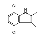 1H-Indole, 4,7-dichloro-2,3-dimethyl Structure