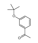 1-[3-[(2-methylpropan-2-yl)oxy]phenyl]ethanone Structure