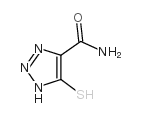 5-疏基-1H-1,2,3-噻唑-4-羧酰胺结构式