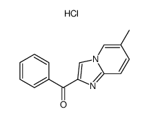 (6-Methylimidazo[1,2-a]pyridin-2-yl)(phenyl)methanone Hydrochloride Structure