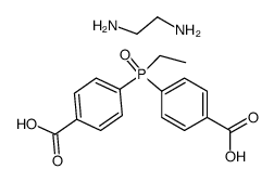 Aethyl-di-(p-carboxyphenyl)-phosphinoxid-aethylendiaminsalz Structure
