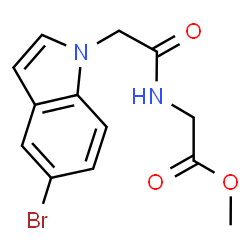 Methyl N-[(5-bromo-1H-indol-1-yl)acetyl]glycinate picture