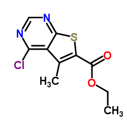 Ethyl 4-chloro-5-methylthieno[2,3-d]pyrimidine-6-carboxylate picture