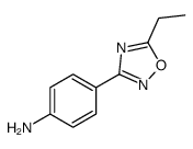 3-(4-氨基苯基)-5-乙基-1,2,4-噁二唑结构式