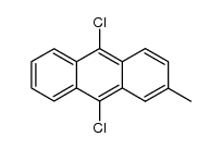 9,10-dichloro-2-methyl-anthracene Structure