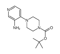 1-BOC-4-(3-AMINO-4-PYRIDINYL)-PIPERAZINE Structure