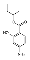 butan-2-yl 4-amino-2-hydroxy-benzoate结构式