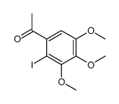 1-(2-iodo-3,4,5-trimethoxyphenyl)ethanone结构式