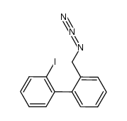 2-iodo-2'-(azidomethyl)biphenyl Structure