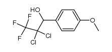 2,2-dichloro-3,3,3-trifluoro-1-(4-methoxyphenyl)propanol Structure