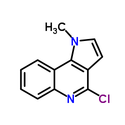 4-Chloro-1-methyl-1H-pyrrolo[3,2-c]quinoline结构式