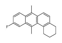 10-fluoro-7,12-dimethyl-1,2,3,4-tetrahydrobenzo[a]anthracene结构式
