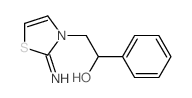 3(2H)-Thiazoleethanol,2-imino-a-phenyl-结构式