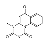 2,4-dimethyl-[1,3,5]triazino[1,2-a]quinoline-1,3,6-trione结构式