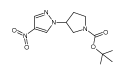 Tert-Butyl 3-(4-Nitro-1H-Pyrazol-1-Yl)Pyrrolidine-1-Carboxylate structure