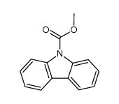carbazole-9-carboxylic acid methyl ester结构式