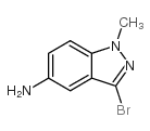 3-bromo-1-methyl-1H-indazol-5-amine structure