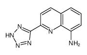 2-(2H-tetrazol-5-yl)quinolin-8-amine结构式
