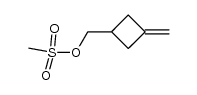 (3-methylenecyclobutyl)methyl methanesulfonate结构式