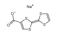 sodium tetrathiafulvalenecarboxylate Structure