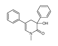 3-hydroxy-1-methyl-3,5-diphenyl-4H-pyridin-2-one结构式