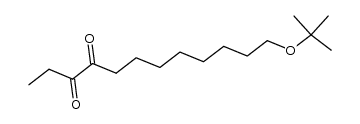 12-(tert-butoxy)dodecane-3,4-dione结构式