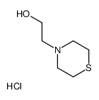 2-thiomorpholin-4-ylethanol,hydrochloride结构式