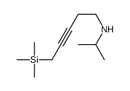 N-propan-2-yl-5-trimethylsilylpent-3-yn-1-amine Structure
