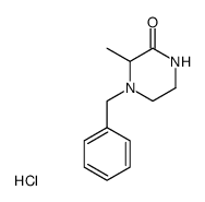 4-Benzyl-3-methyl-piperazin-2-one; hydrochloride Structure