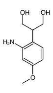 2-(2-amino-4-methoxyphenyl)propane-1,3-diol Structure