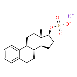 3-deoxyestradiol 17-sulfate结构式