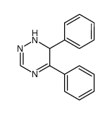 1,6-dihydro-5,6-diphenyl-as-triazine Structure