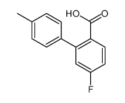 4-fluoro-2-(4-methylphenyl)benzoic acid结构式