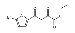 ethyl 4-(5-bromo-2-thienyl)-2,4-dioxobutanoate结构式