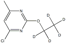 4-Chloro-6-methyl-2-(ethoxy-d5)-pyrimidine结构式