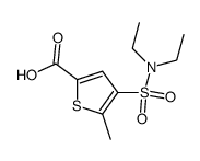 4-diethylsulfamoyl-5-methyl- thiophene-2-carboxylic acid Structure