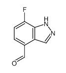 7-氟-1-氢-吲唑-4-甲醛图片
