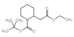 tert-butyl 2-(2-ethoxy-2-oxoethyl)piperidine-1-carboxylate picture