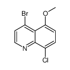 4-Bromo-8-chloro-5-methoxyquinoline structure