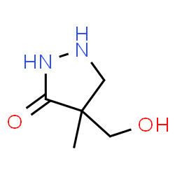 3-Pyrazolidinone,4-(hydroxymethyl)-4-methyl-(9CI) Structure