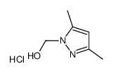 3,5-dimethyl-1-hydroxymethylpyrazole hydrochloride Structure