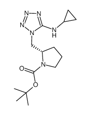 tert-butyl (2S)-2-{[5-(cyclopropylamino)-1H-tetrazol-1-yl]-methyl}pyrrolidine-1-carboxylate图片