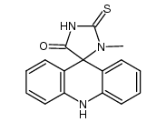 3-methyl-2-thioxo-5H,10'H-spiro[imidazolidine-4,9'-acridine]-5-one结构式