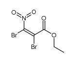 ethyl 2,3-dibromo-3-nitroacrylate结构式