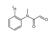 N-methyl-2-oxo-N-(phenyl-2-d)acetamide结构式